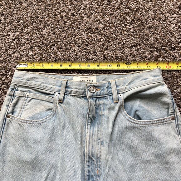 SLVRLAKE Jeans 30 Light Blue Wash Indiana Rigid High Rise Super Flare - Picture 9 of 16